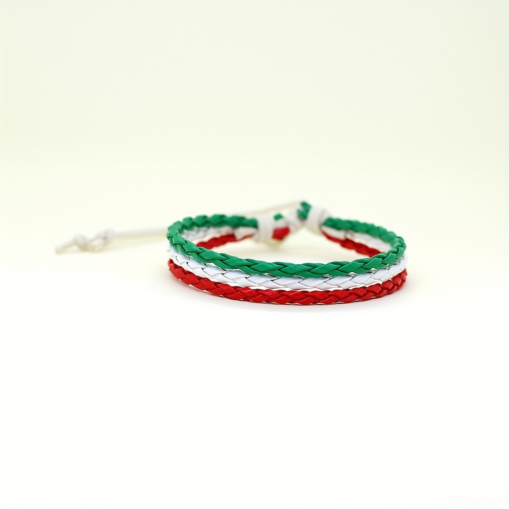 1pc/ Pu Woven Bohemian Style Bracelet | Easy And Versatile Friendship Bracelet For Men And Women | Festivals
