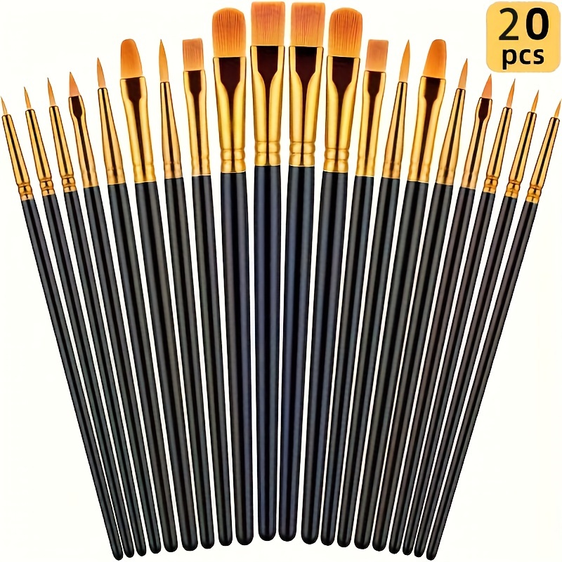 

20pcs/50pcs/set Pen Set Diy Oil Painting Art Brushes Christmas, Halloween, , To