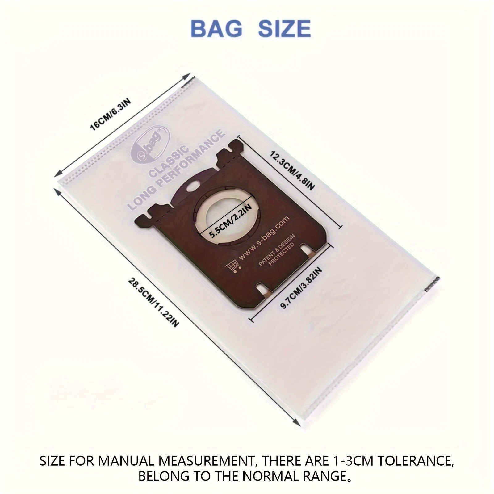 3 6 10 dona changyutgich sumkasi Electrolux changyutgichiga mos keladi, oson o'rnatish, changyutgich uchun tafsilotlar 3