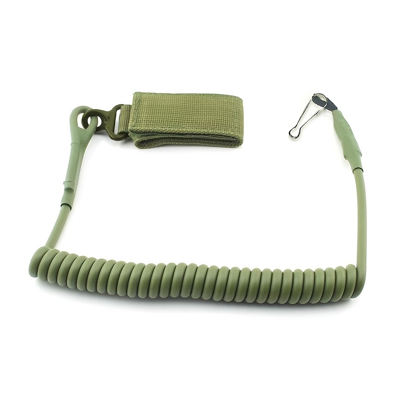 For Tactical Belt, Multi-functional Backpack Decoration, Practical Safety Tactical Spring Rope.