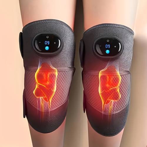 fathers day gift heating massager for relaxation massager insulated bag suitable for men women and seniors black not massage knee pads