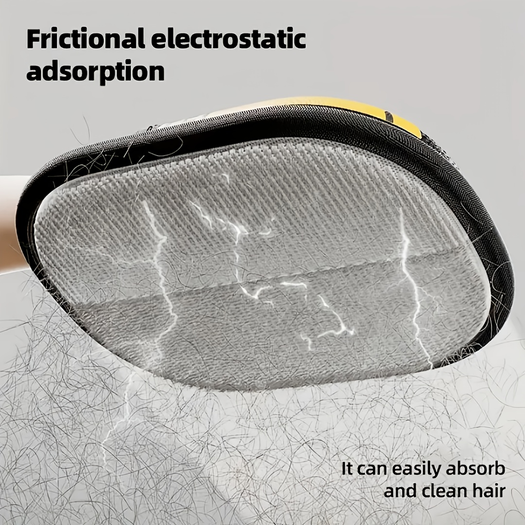 4 Brosses de Dépilation Ménagères, Outil de Dépilation de Poils d'Animaux, Gants de Dépilation à Électricité Statique, Réutilisables, Pratiques et Rapides, Adaptés à Divers Environnements