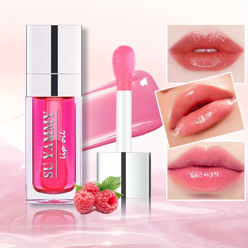

5 Shades Hydrating Lip Glow Oil Lip Gloss, Moisturizing Transparent Liquid Lip Balm, Natural Lip Enhancer, Make Lips Fuller And Moisturized Valentine's Day Gifts