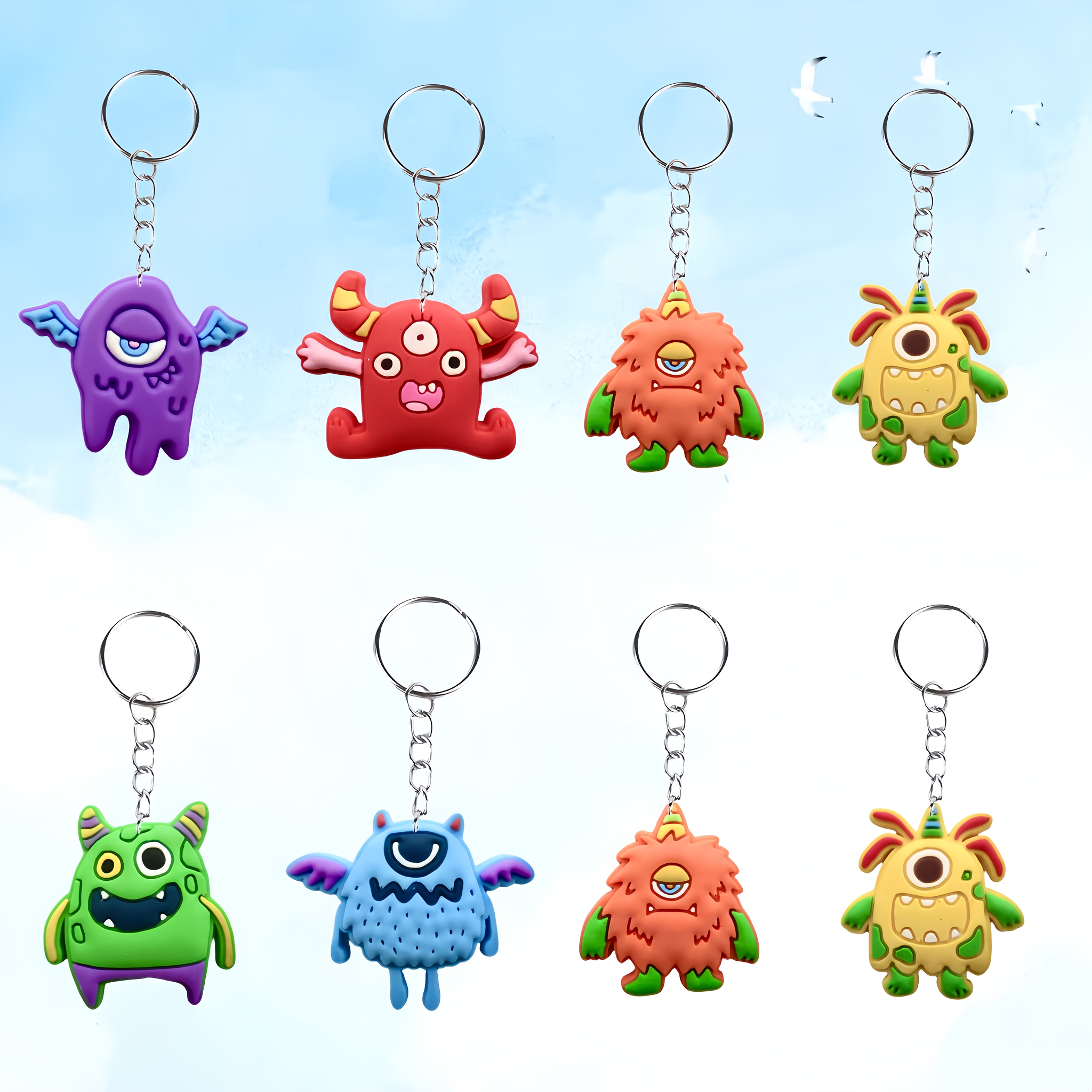 monster keychain sold on Temu United States