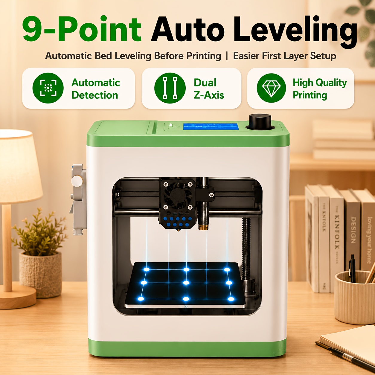 3D Printer Machine Tina2S V12, Impresora 3d Featuring Wi-Fi Cloud Printing Function, Fully Assembled And Automatically Leveled 3D Printer, Suitable for Beginners, with High Precision Printing And Reduced Waste
