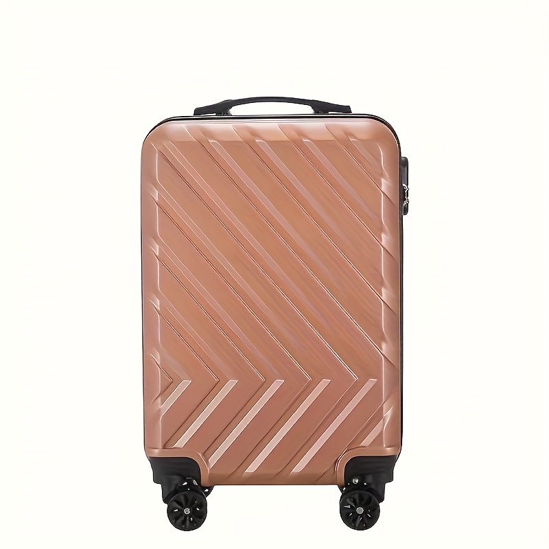 TEMU New Suitcase With Wheels, A New 20-inch Suitcase With Lock, Pull Rod, And Universal Wheels For Business Trips And Boarding