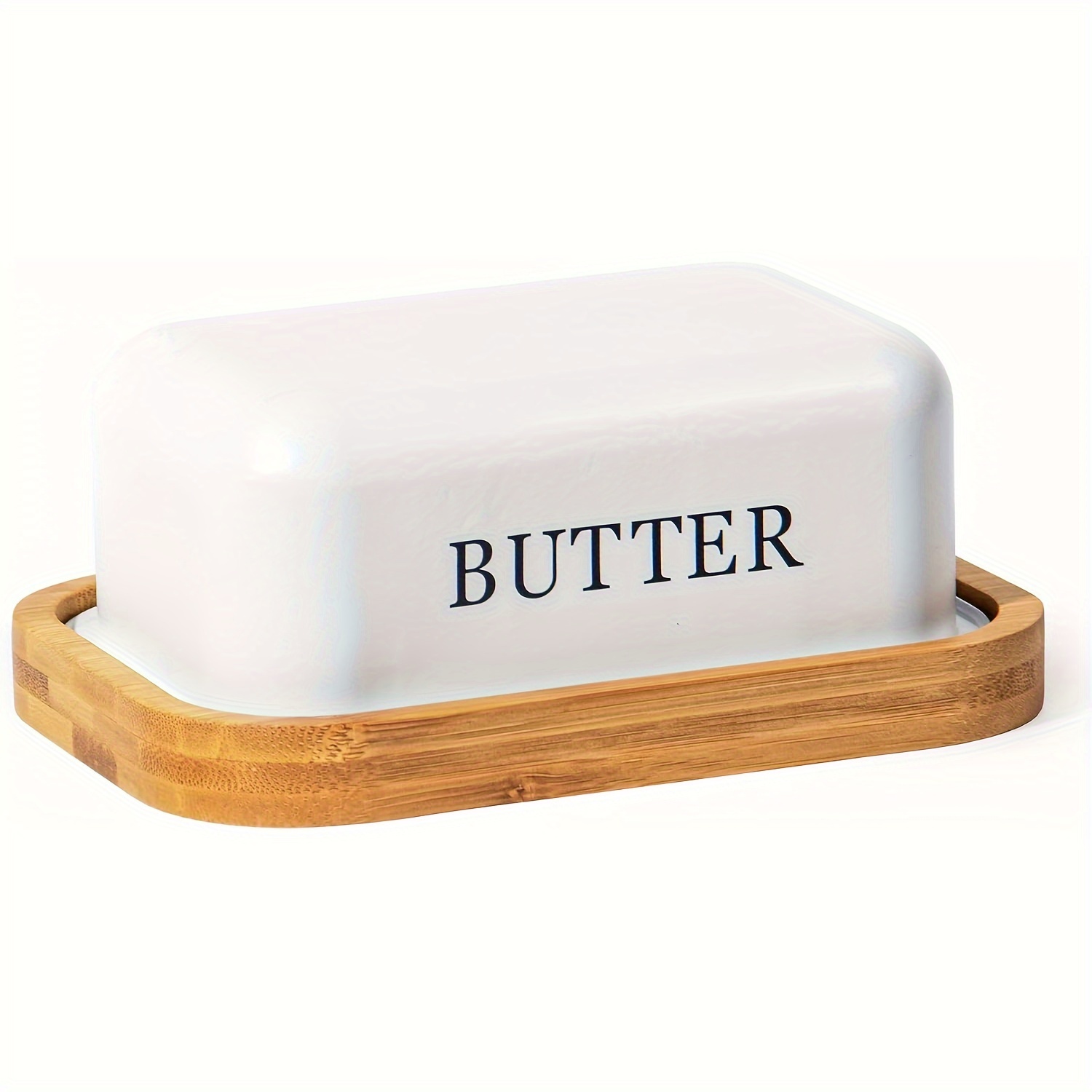 TEMU Butter Dish With Lid For Countertop