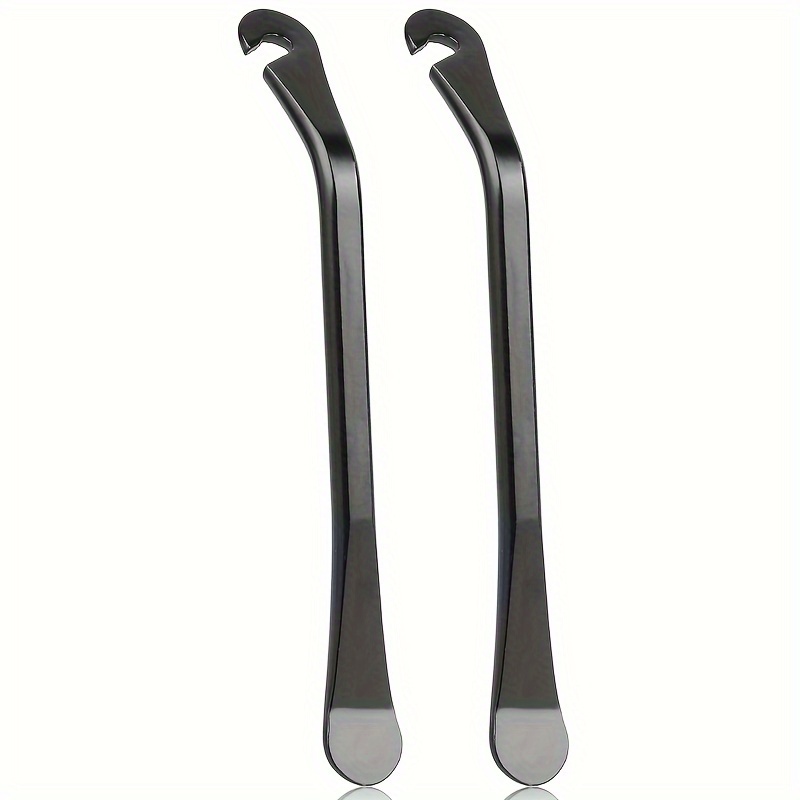 TEMU 2 Pack Bicycle Tire Iron Spoons Stainless Steel Tyre Spoon Bike Tire Changing Tools Mountain Bike Tire Levers Road Bike Tube