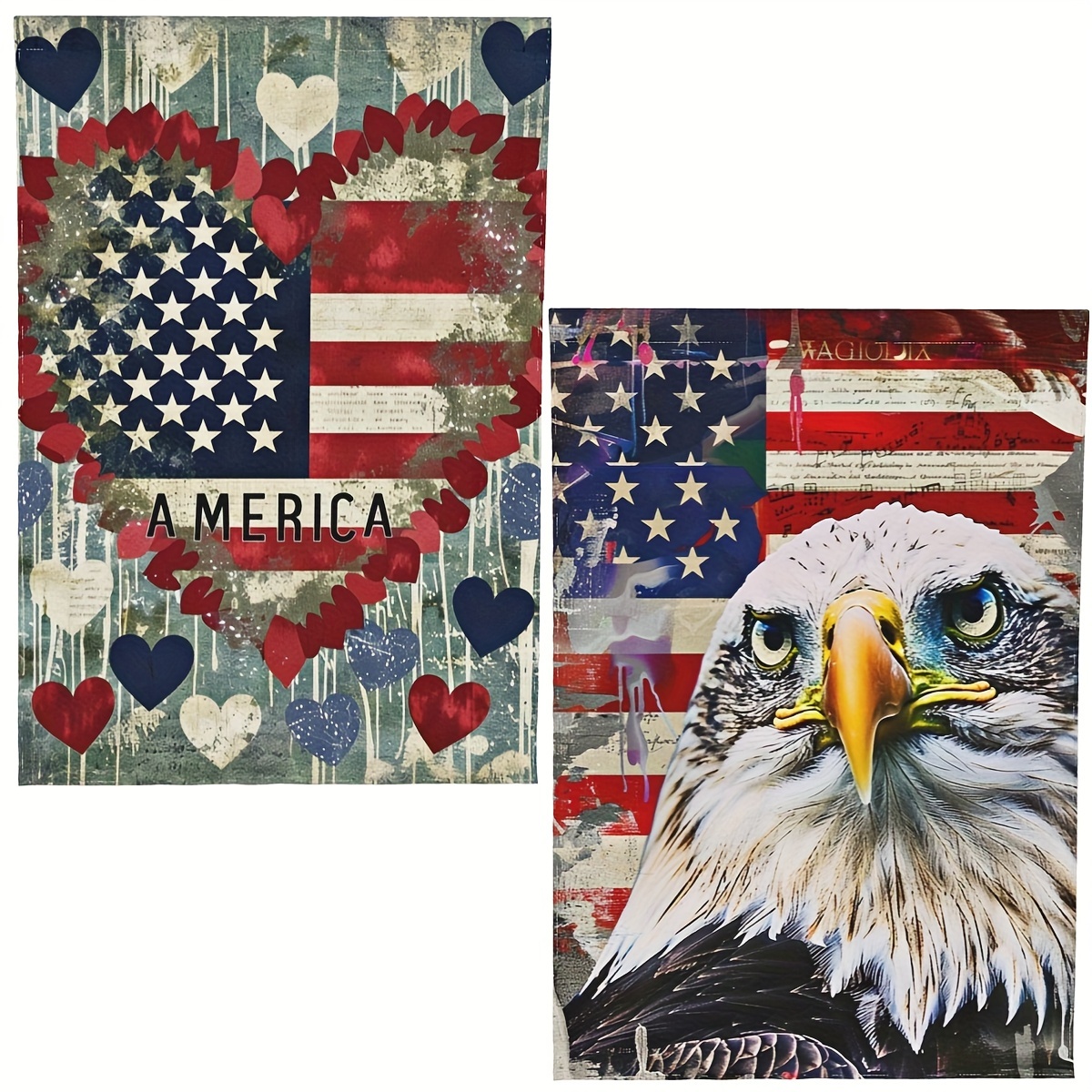 Embroidered Hat - Eagle USA Flag - Americana Patriotic - Bald Eagle –  Discount Flags