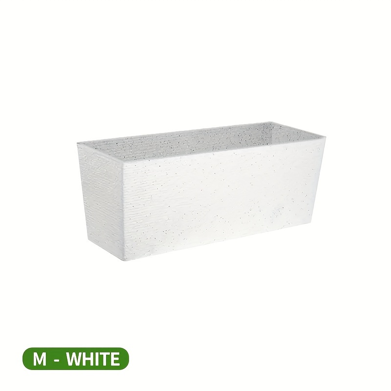 Nestore 14 in. Powdered Warm Grey Plastic Planter