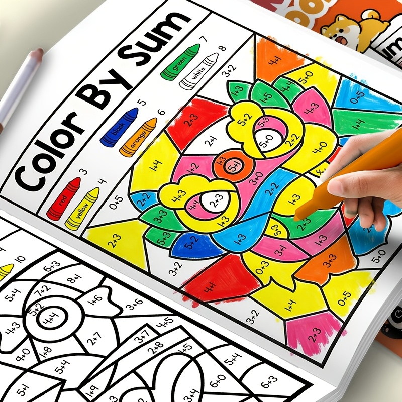 coloring by number sold on Temu Australia