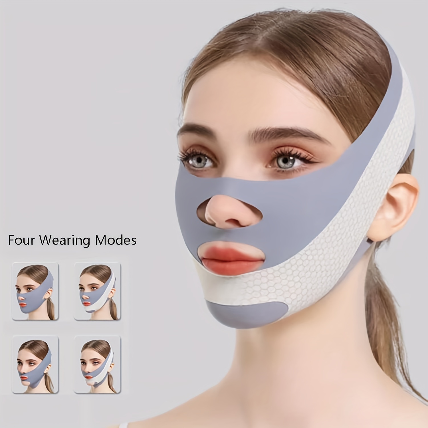 

Face-lift With Sleep Face Facial Slimming Bandage Relaxation Shape Lift Reduce Double Chin Face Thining Band Massage