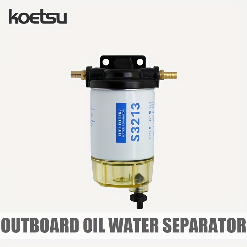 E-shop KOETSU S3213 Kraftstoff-Wasser-Trenner für Außenbordmotor, langlebig, einfache Bedienung, passend für mehrere Motor-Modelle