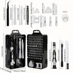 115 in 1 precision screwdriver set magnetic non slip handle tweezers professional repair tool kit with multiple bits for electronics mobile phone watch and automotive maintenanc
