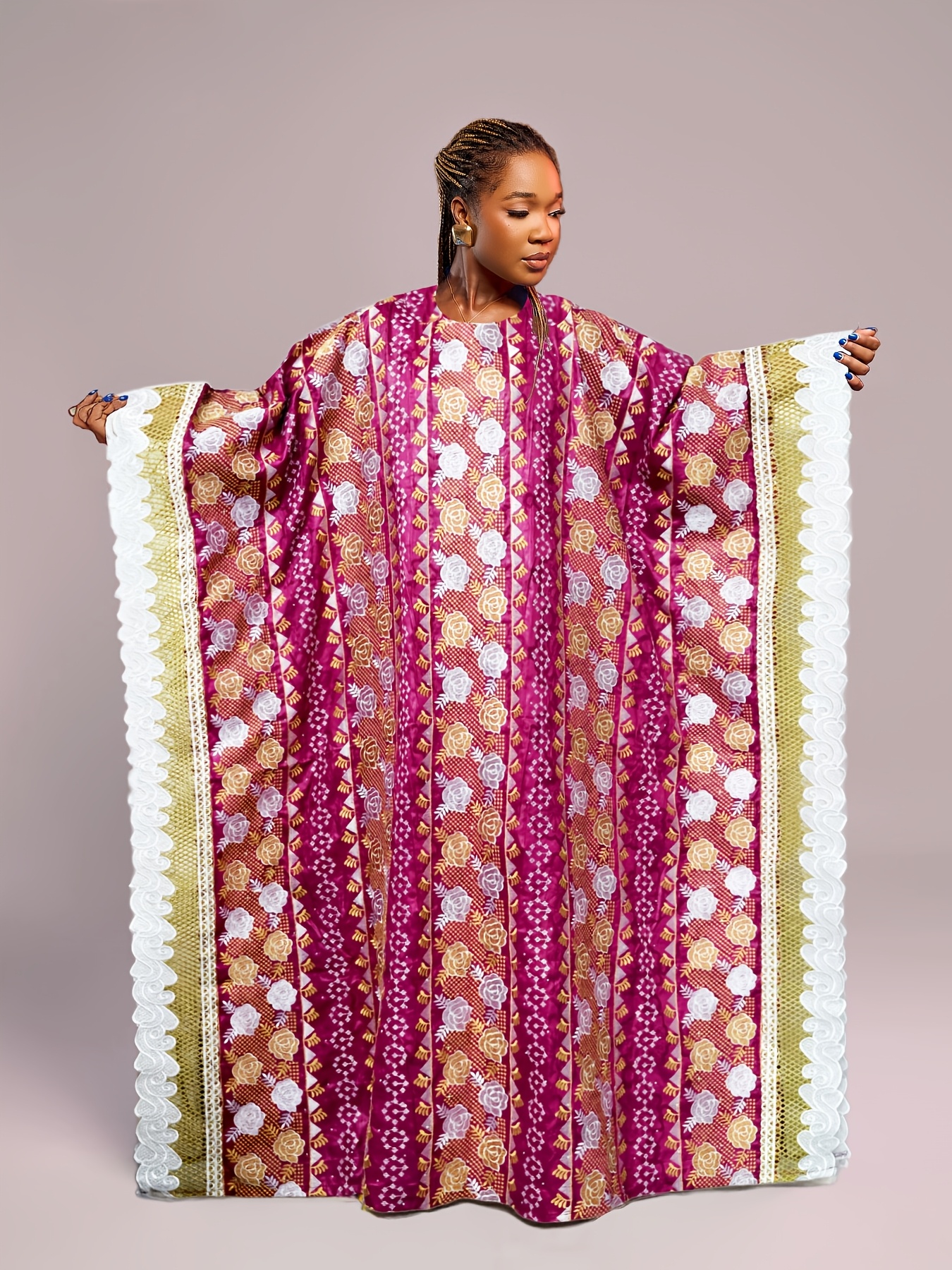 chinese dress ladies OZLIKA Gold Dust Embroidery Bazin Boubou Dress For Nigerian Women  Traditional Wedding Bride Bridesmaid Basin Dresses Pluse Size Senegal Long  Robe Clothing, Blue, One Size : Amazon.co.uk: Fashion main image 0