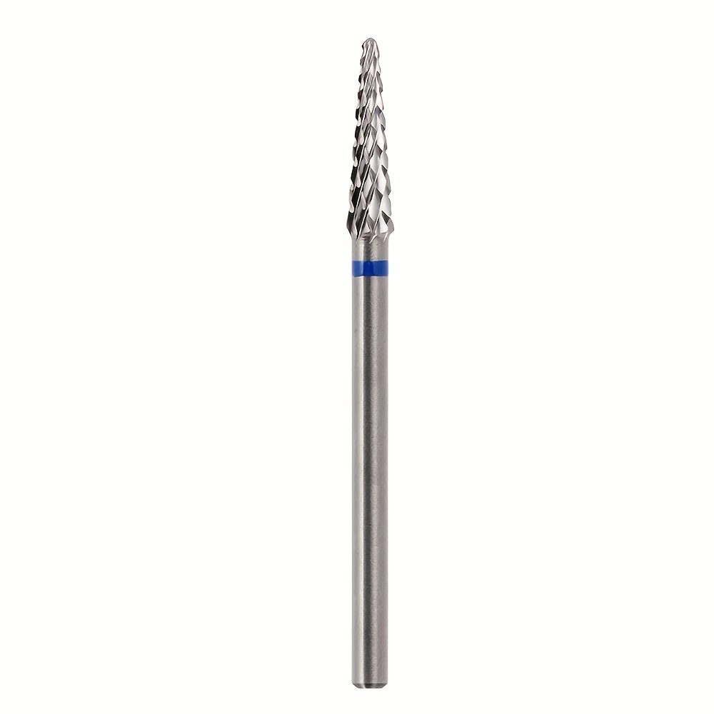 1pc Professional-grade Triangular Nail Drill Bit - M-grit (medium) Grinding Head With Tip For Manicure/pedicure, Remover & Nail Care - Compatible With Nail Drills, Durable & Precise For / (no