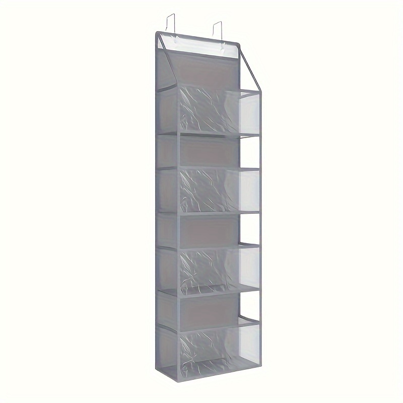 Over The Door Hanging Pantry Organizer, Behind The Door Storage Organizer, With Clear Plastic Pockets, For Bedrooms, Closets, Bathrooms, Small Apartments, College Dorms
