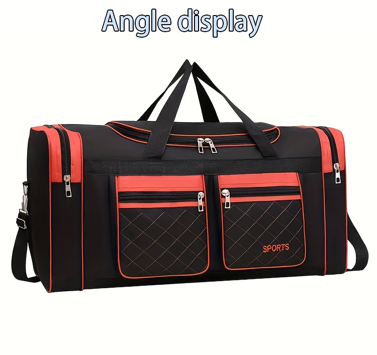 Bag Duffel Lazada Beg Travel Men's Quilted Large Capacity Travel