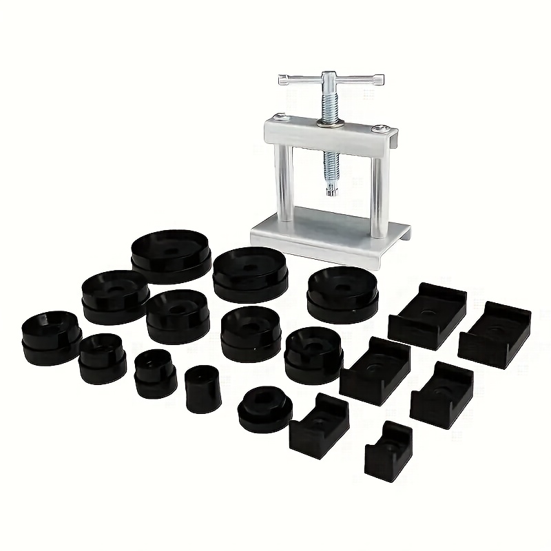 TEMU Miniature Pressure Equipment, 19/23pcs Professional Watch Pressing Set - Watch Back Box Closing Tools And Watch Repair Pressing Molds Including