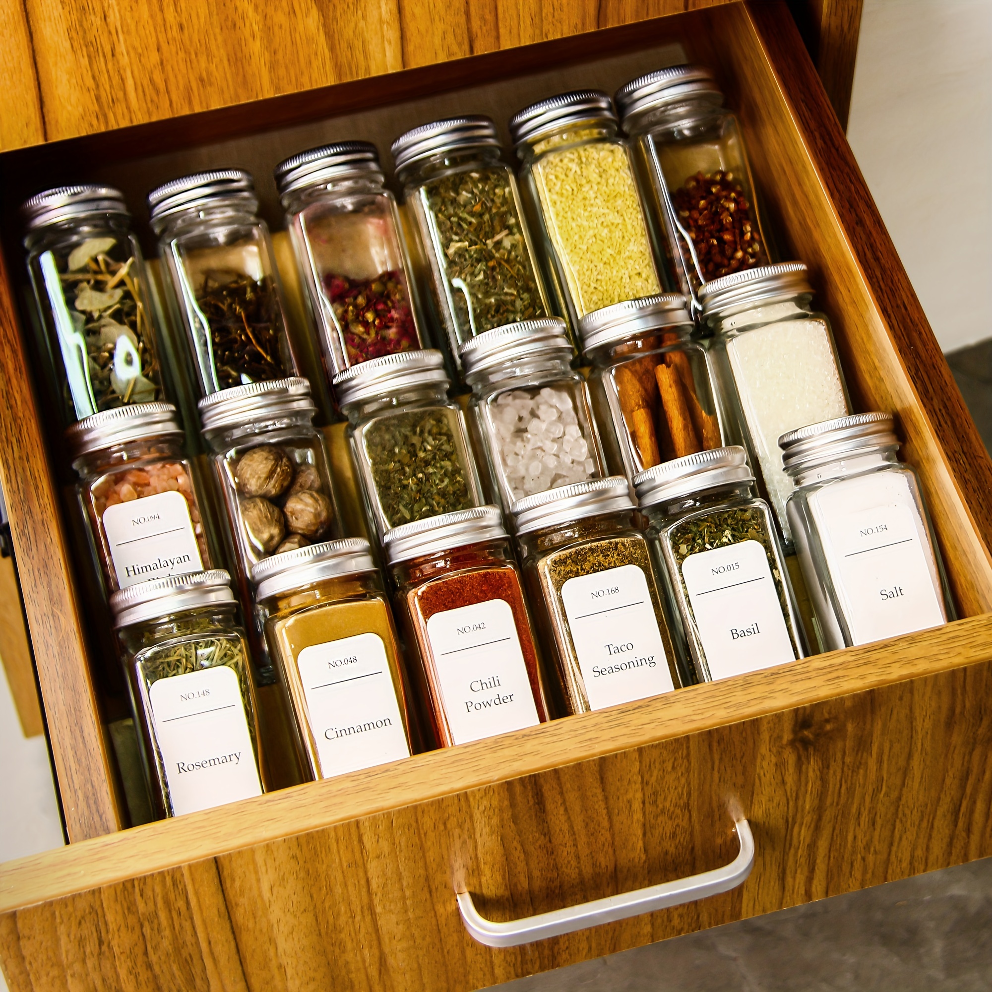 36pcs glass spice jars 4oz empty square glass jars 216pcs Temu