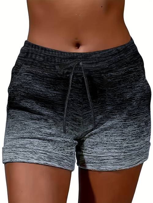 2084 spring summer new european and american womens wear fashion gradient short shorts