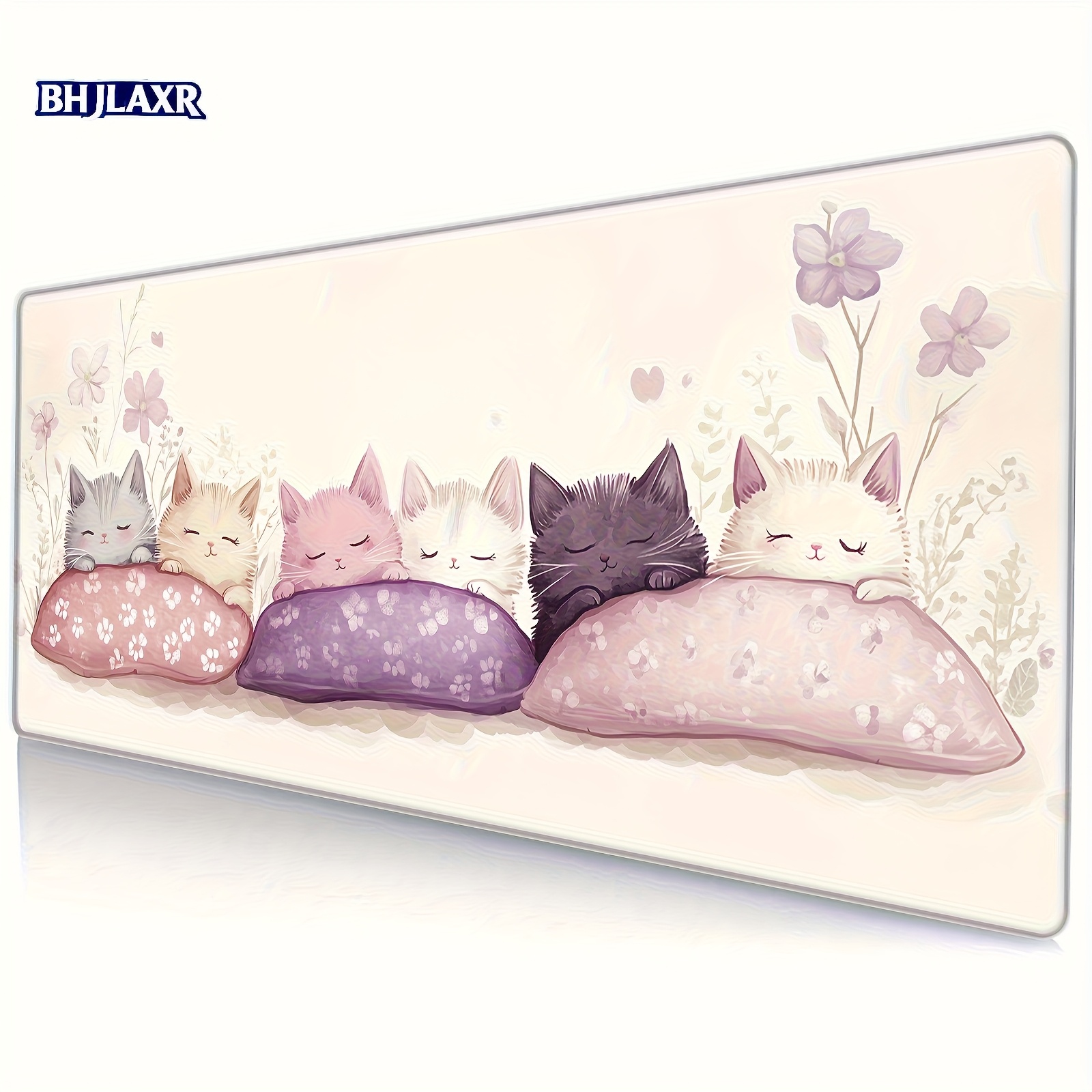 E-shop Super süßes Katzen-Mauspad, Schreibtischunterlage, stilvolles Design, Computer-Spiel-Tastaturpad, mit Beauty