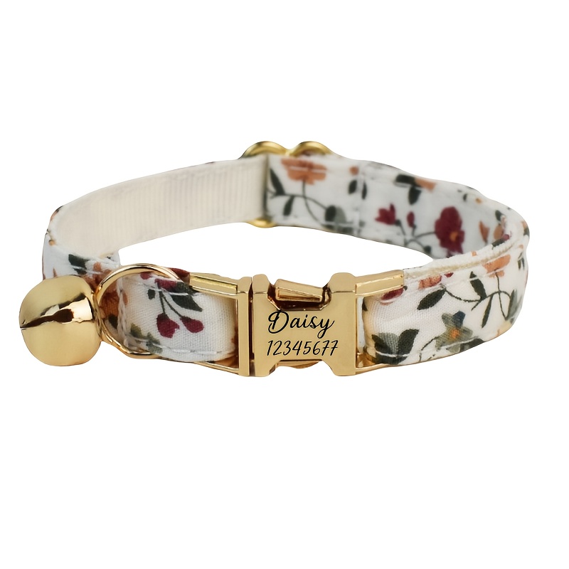 TEMU Cute Printed Pet Dog Collars For Large Medium And Small Dogs Thickened And Comfortable Collars High-end Dog Collars Durable Strong And