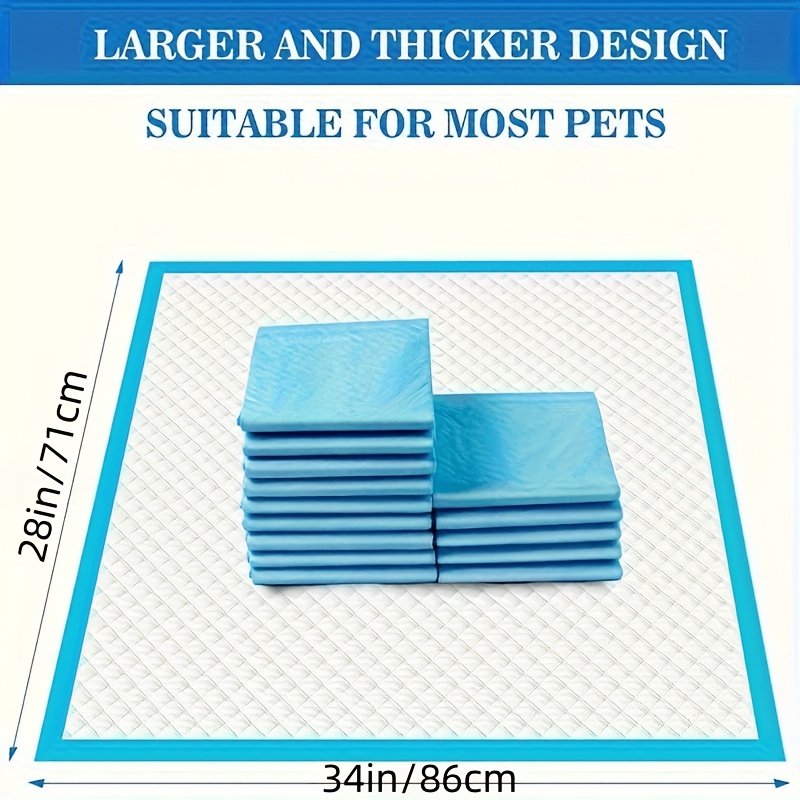 34 x 28 xxxxl super absorbent dog   pads leak proof   disposable pet   pads for   training and accidents   dogs puppies cats   pet urine pads pet supplies 8lb bag Product details 2