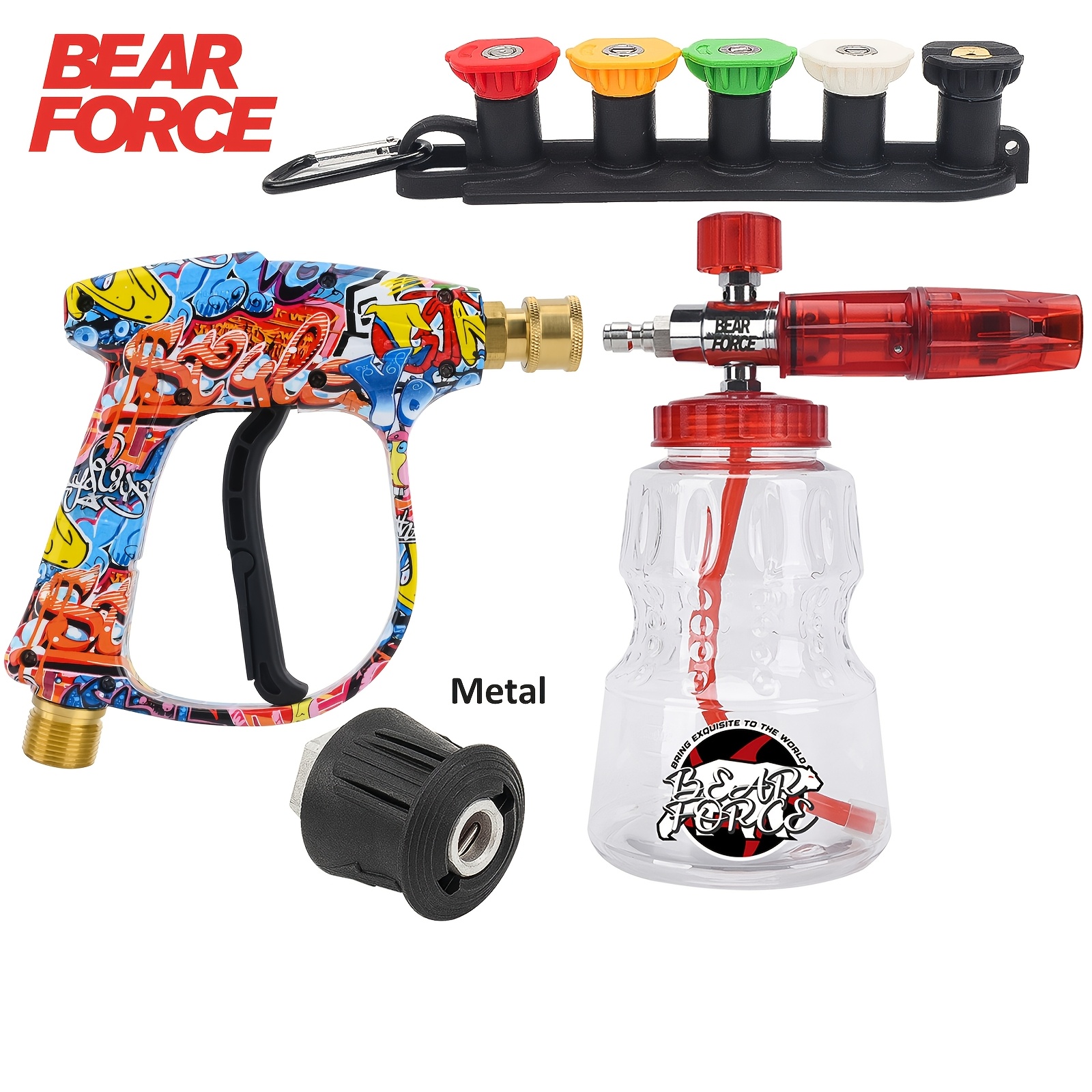 pressure washer water gun kit for car cleaning hose connector for karcher for   for   for bosch for quick connector nozzles