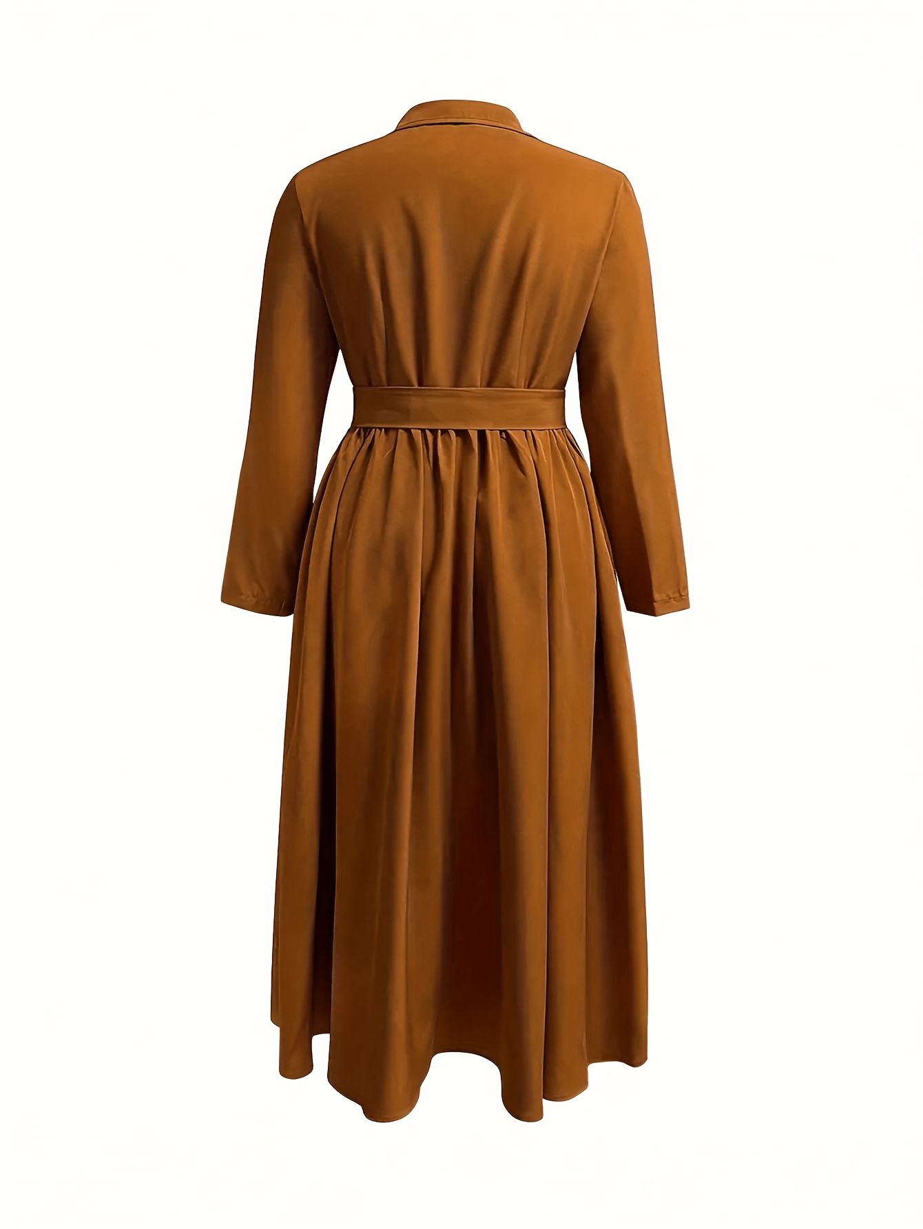Herlipto Belted Dress Trench Coat ブラウン Khaki Epaulet Gun Flap Belted Long Trench Coat – Vivian Seven