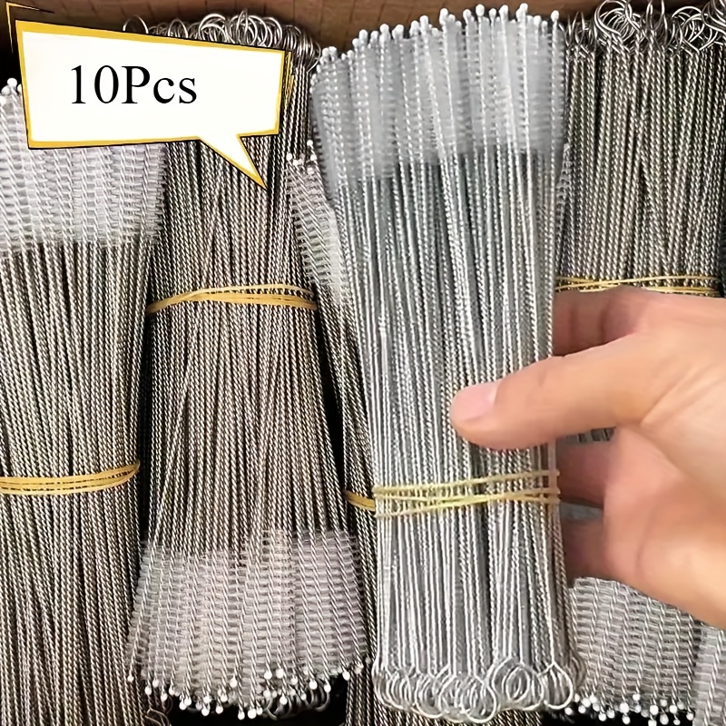 TEMU 10/ pz, spazzole per la pulizia delle canne in acciaio inossidabile con - riutilizzabili, resistenti e facili da per la pulizia delle canne per