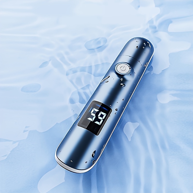 feiyba cordless ear nose hair trimmer for men women   double   design usb battery powered with   portable grooming tool for home use portable nose hair trimmer sleek metallic   Product details 7