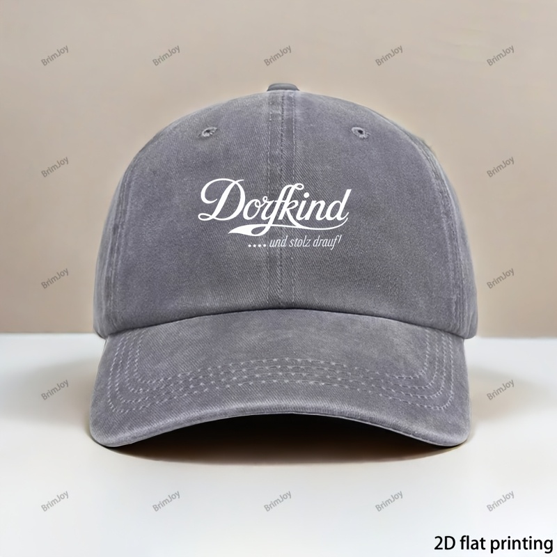 E-shop Baseballkappe im Vintage-Stil mit verstellbarer Passform, für Outdoor-Abenteuer, mit einem Druckmuster, das " und Stolz drauf" besagt, geeignet