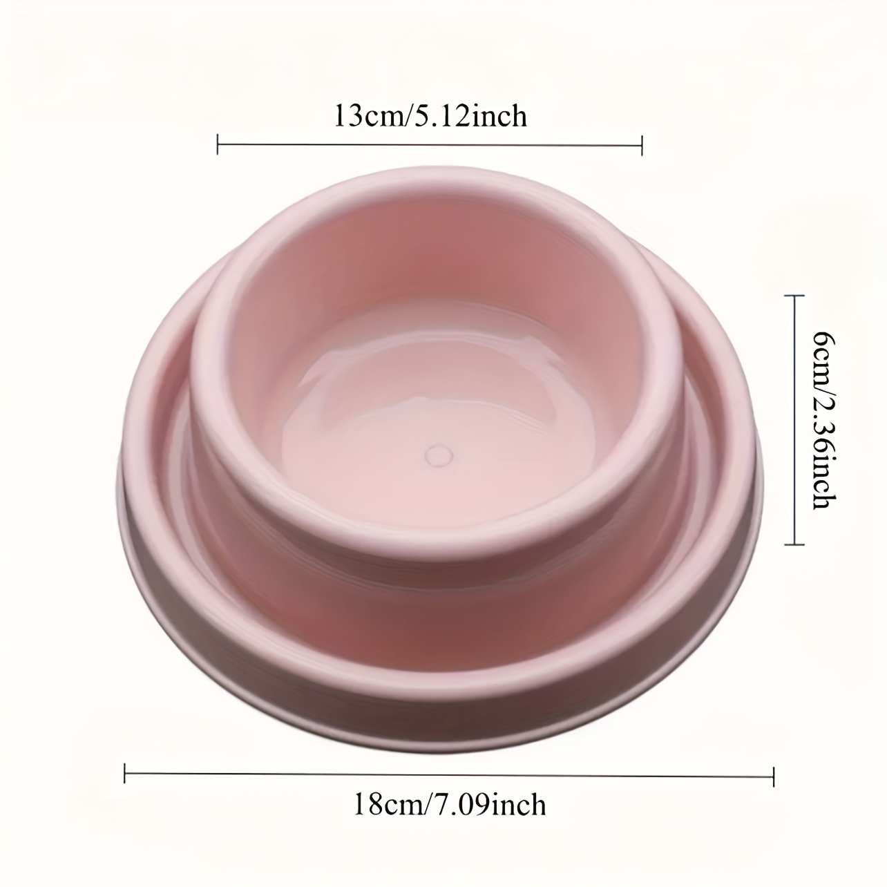 Ant-Proof Pet Bowl, Outdoor Cat and Dog Bowl, Non-Slip Bottom, Anti-Tipping Dog Bowl, High-Sided Anti-Spill Food Bowl, Suitable for Stray Cats and Dogs, Small and Medium-Sized Dogs