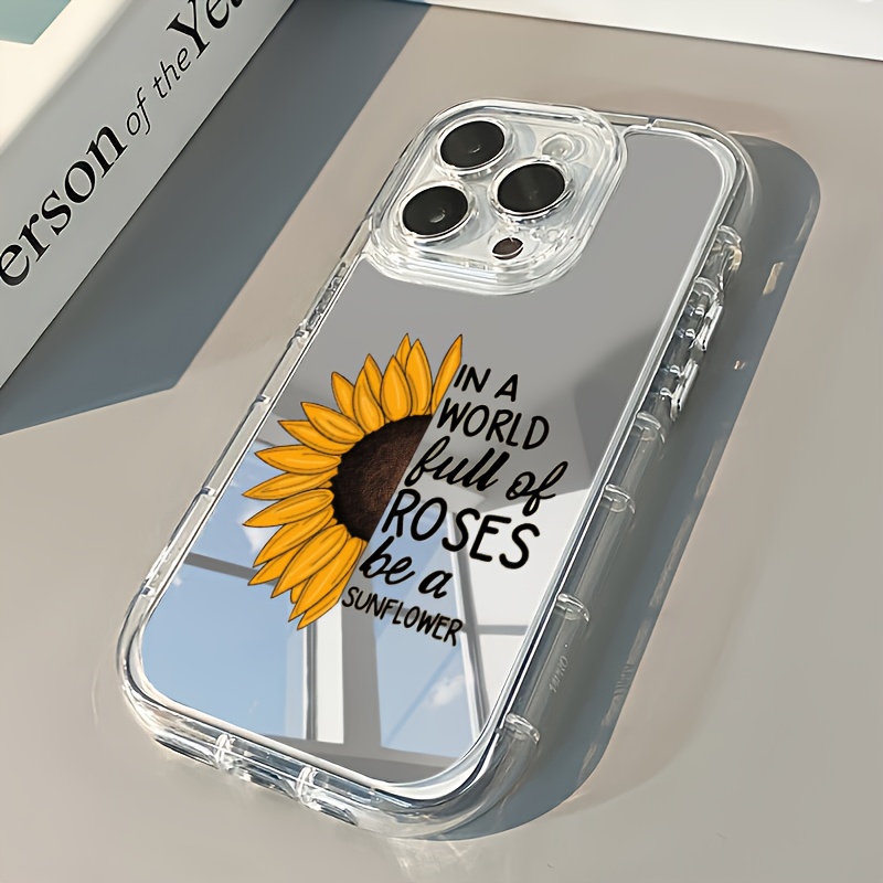 TEMU Phone Case: Sunflower Suitable For Iphone 16 16promax