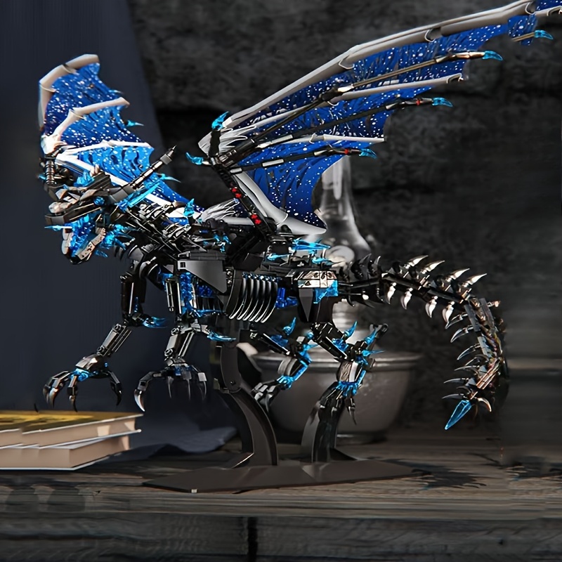 1607pcs frost dragon model demon block set - Temu Mexico