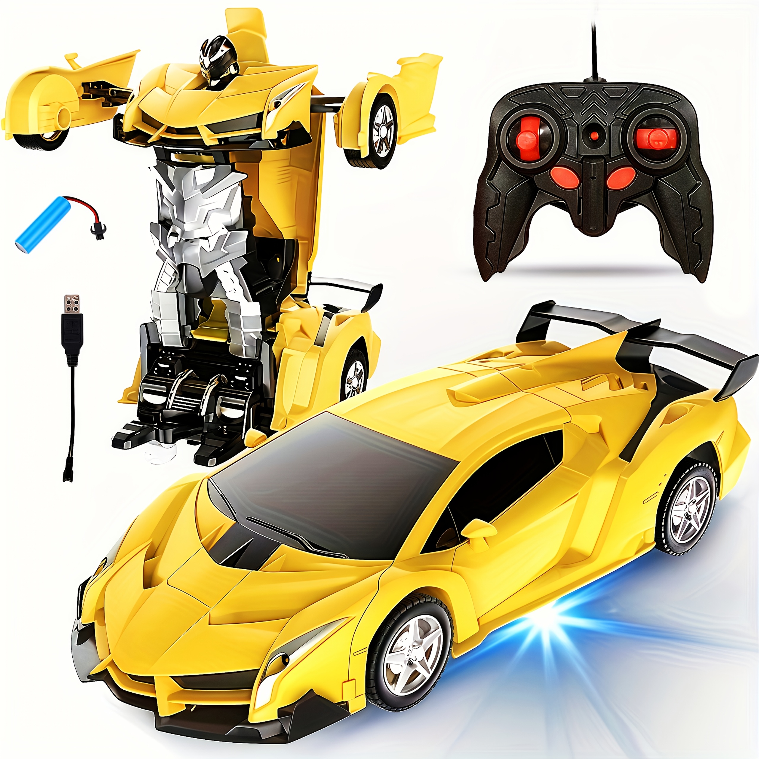 

Remote Control Toy Car, , With Rechargeable Lithium Battery /h Car, With Lights, Suitable As A Gift For Children Over 3+, Christmas, Thanksgiving