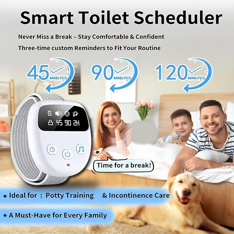 Wireless Bedwetting Monitor, Adults & Elderly, Night Potty Training Aid