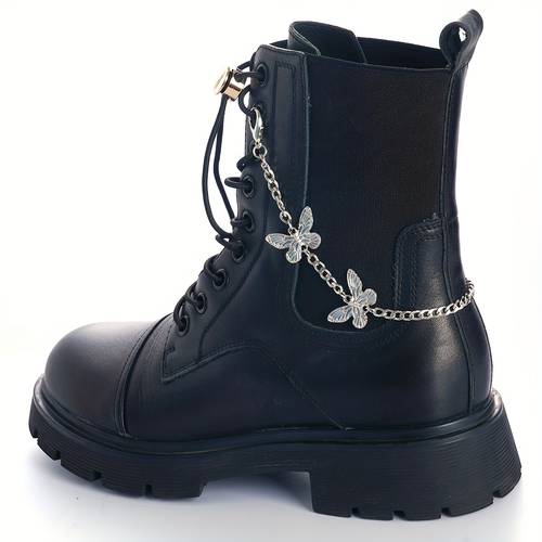 1pc of y2k style retro punk halloween shoe chain shoe set shoe metal decorative detachable shoe shoe decorative accessory suitable for shoe and boot styling accessories