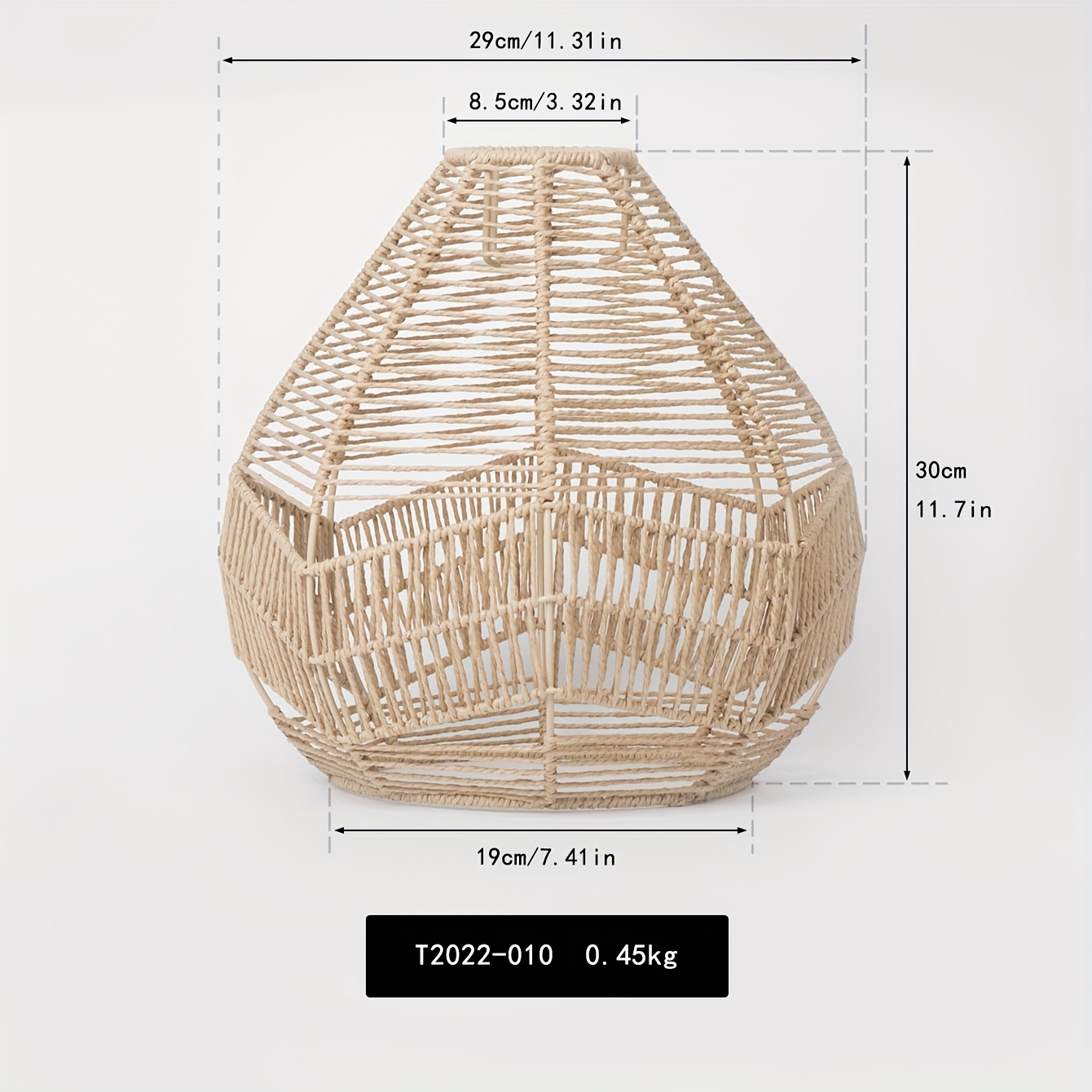 Handmade Woven Lampshade, Chinese Pendant Lamp Shade, Restaurant Restaurant, Lampshade Decoration