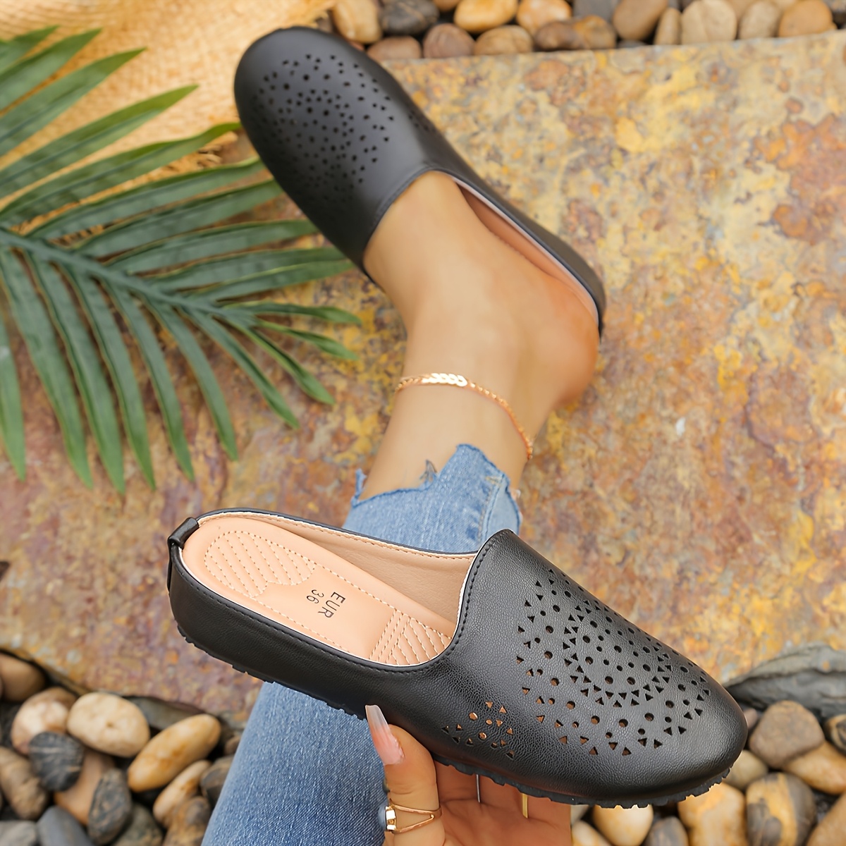 sandali estivi traspiranti donna aperti punta piatta e Temu Italy