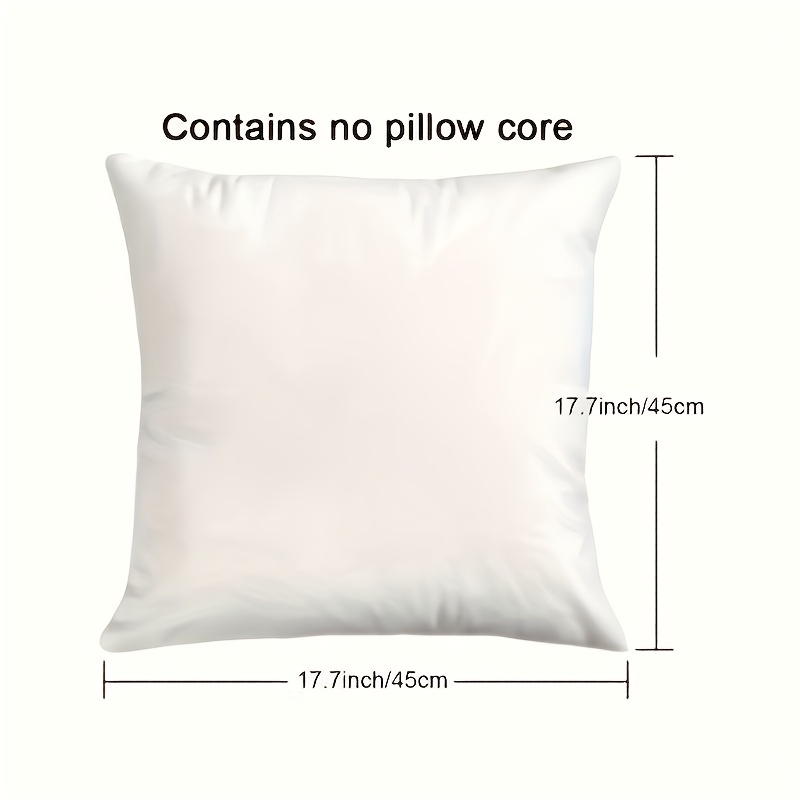 4pcs modern black and white european pattern   double sided print pillowcase soft polyester fabric size 17 72 x17 72 machine washable suitable for sofa chair bed car living room and office decorative cushion cover without core Product details 2
