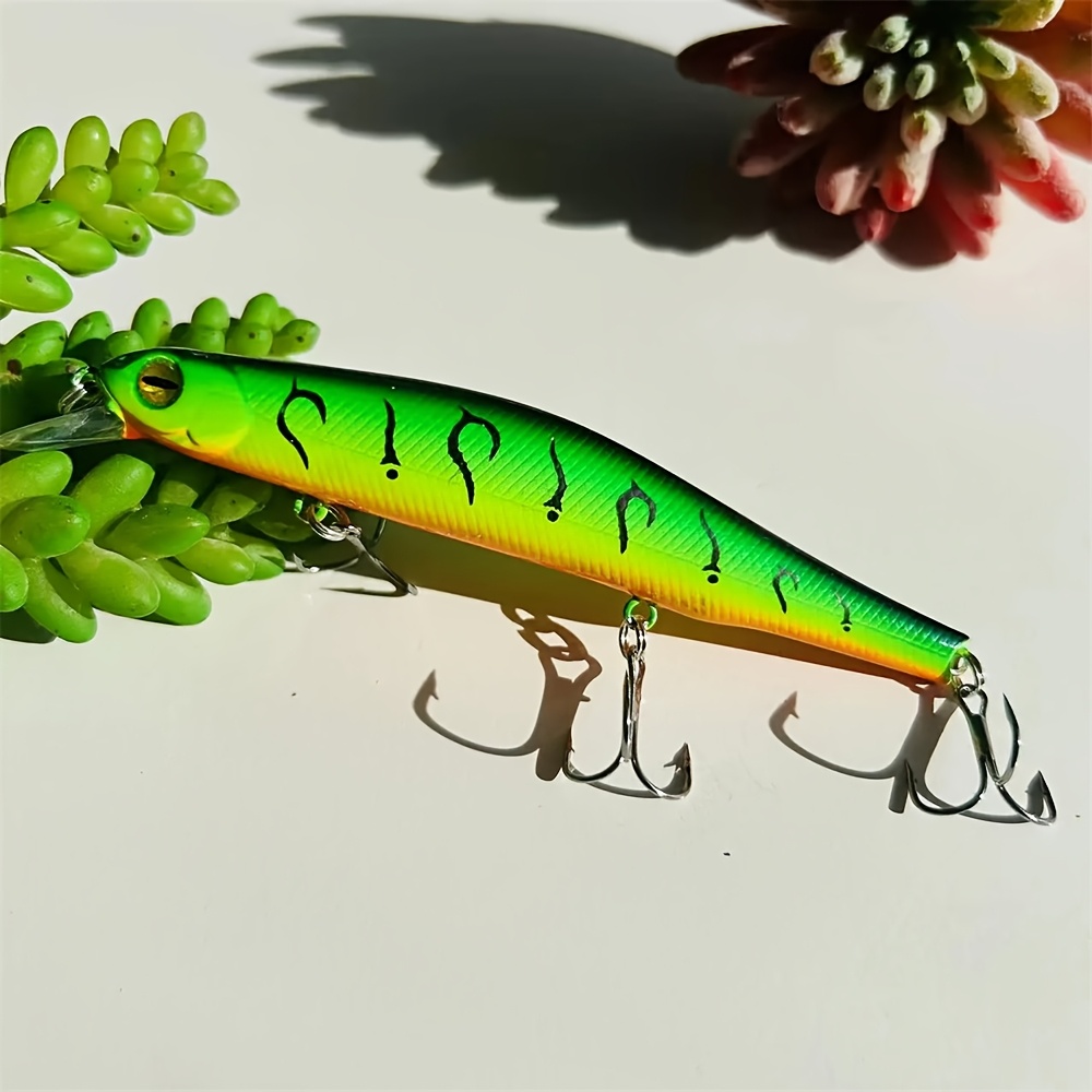 1pc Minnow Fishing Lure Bait Wobbler 17g/0.59oz 12.5cm/4.92in Minnow Artificial Lures Crankbait Pike Trolling Pesca Tackle