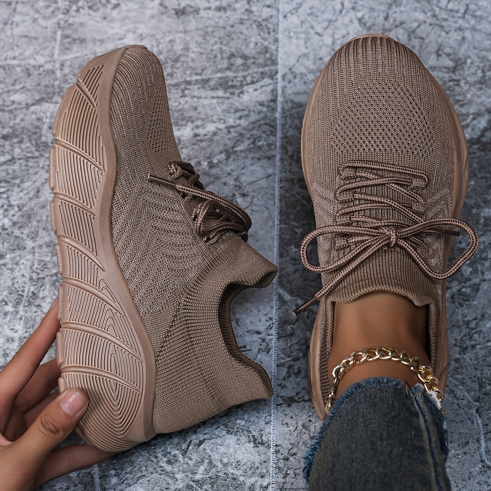 TEMU [sneakers] Knitted Shoes