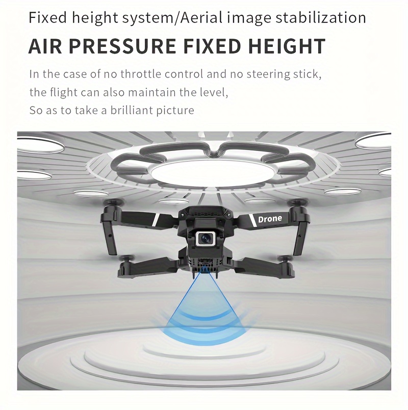 Beginner-Friendly Drone | 1080P HD Folding Quadcopter with Voice Gesture Control | Wireless Remote, One-Touch Takeoff/Landing | Optical Flow Positioning Mode | Includes Portable Case | Ideal for Outdoor Use, High-Quality Drone
