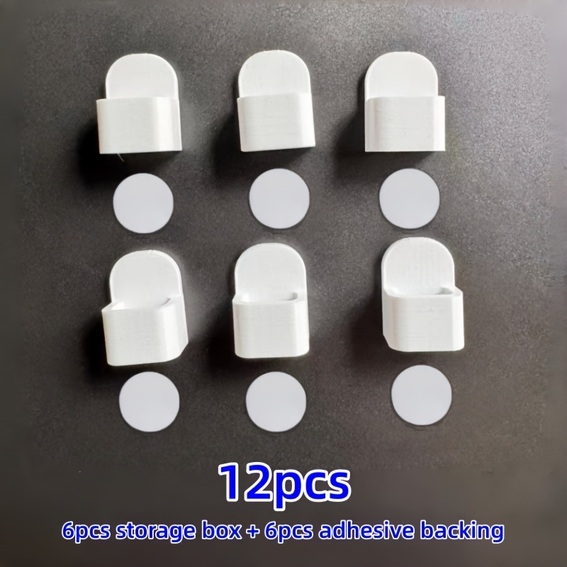 E-shop 12-teiliges Nähmaschinen-Schere Aufbewahrungsbox und runde Klebeband (inklusive 6-teilige Aufbewahrungsbox + 6-teiliges Klebeband), (mit