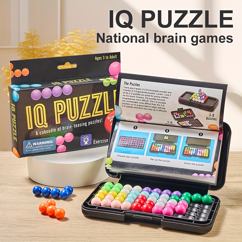 

Puzzle Game, Wisdom Pyramid Magic Toy, Training Logic, Educational Toy And Christmas Gift