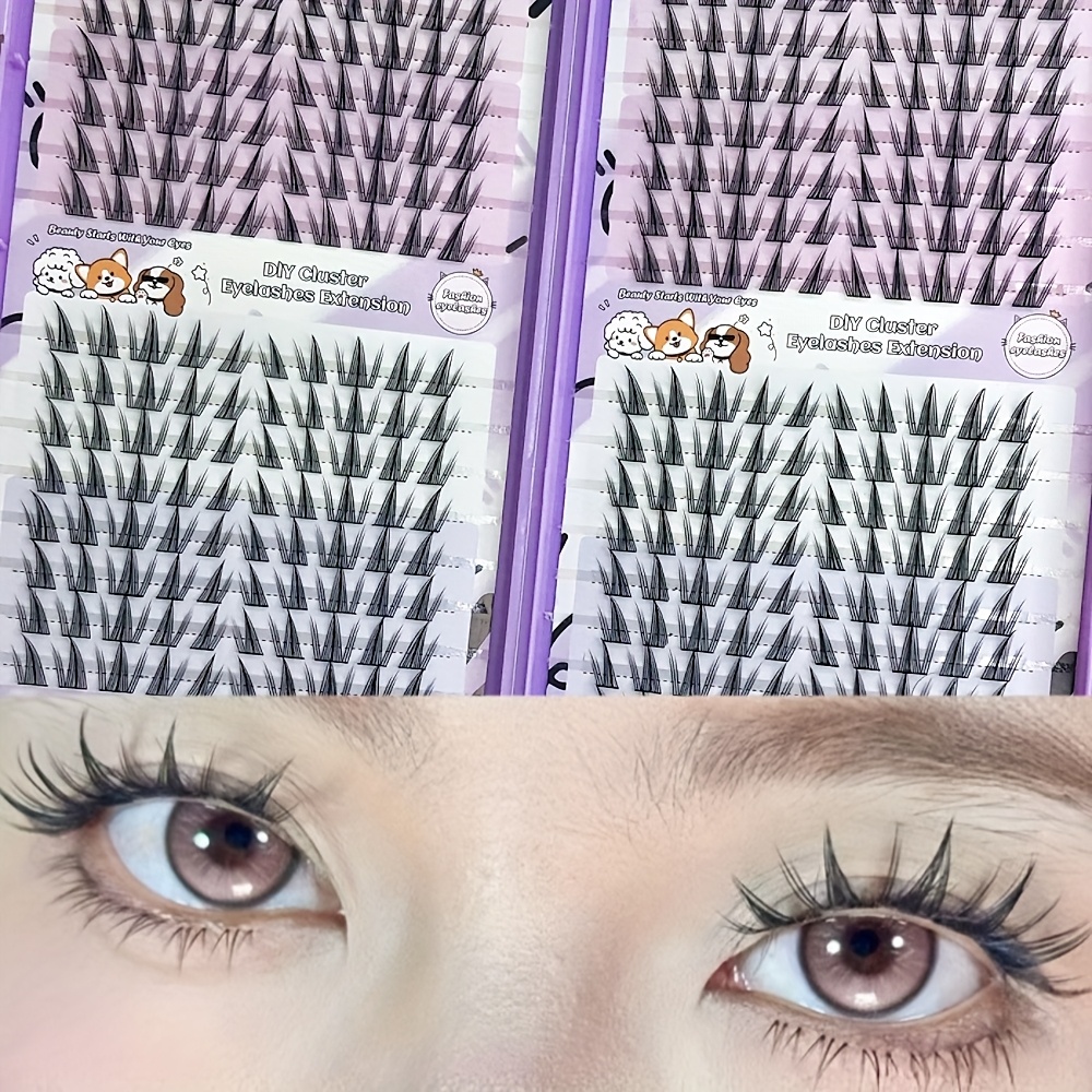 Image of Eyelash Extension C , Natural Comic Style, Suitable For Beginners And Reusable, 11mm 12mm 13mm Mixed Length, 0.07mm Thickness Soft And Not , Can Create Shapes