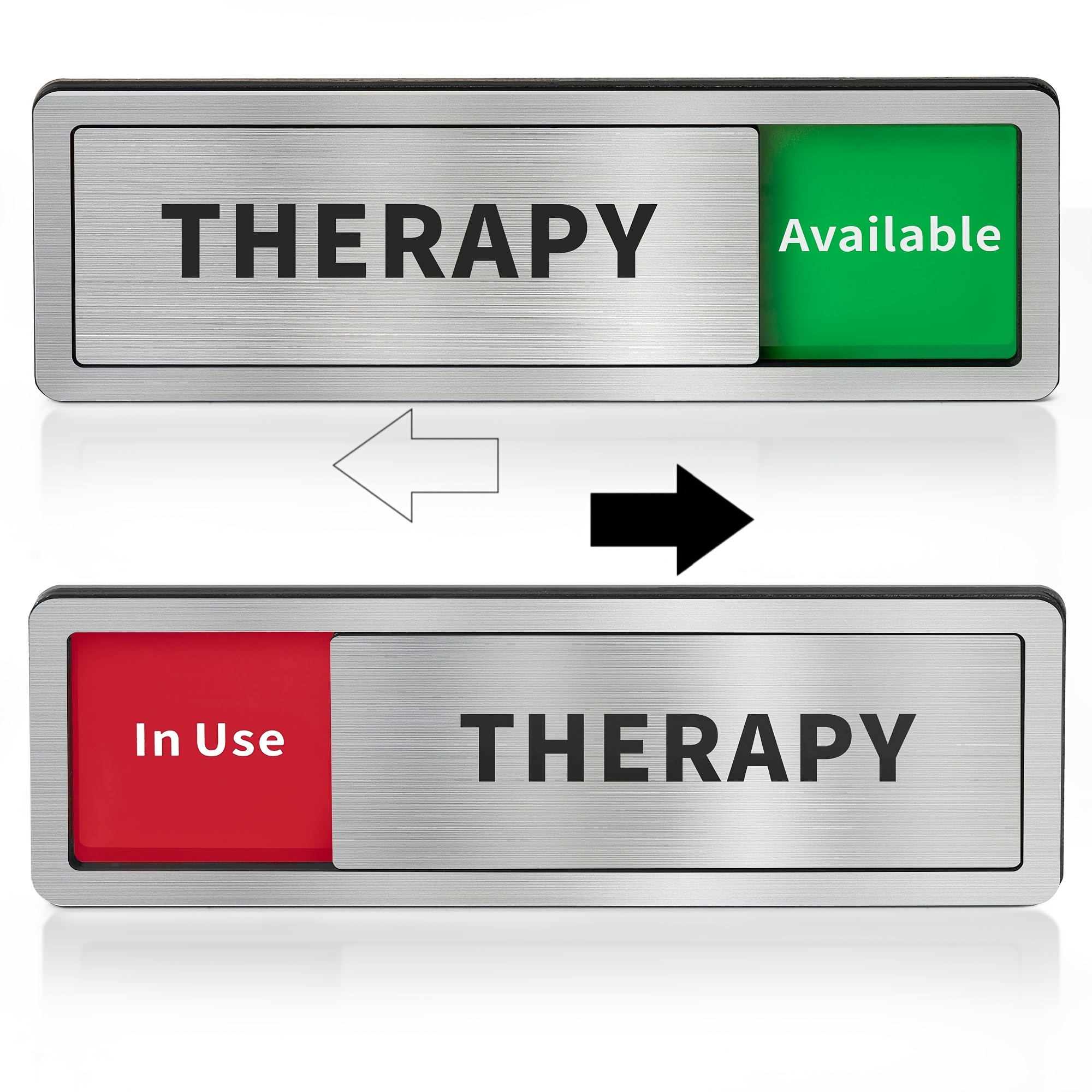 TEMU Door Sign With Slider, 'do Not Disturb' Privacy Sign, Self-adhesive Treatment Room Signs, 'in Use/available' Acrylic Sliding Indicator For
