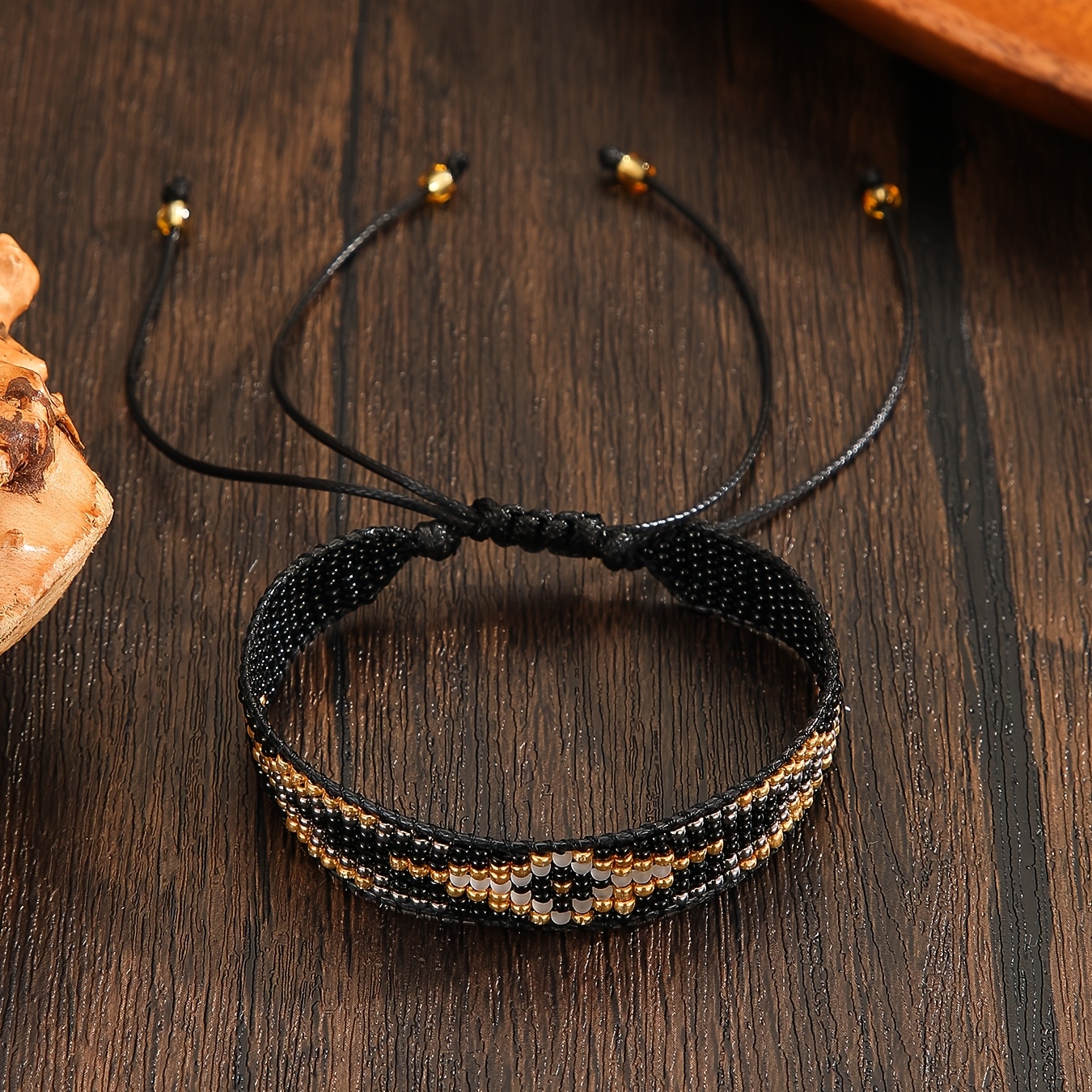E-shop Damen Herren Mode Armband Boho Style Charm Geometrisches Muster Mattierte Perlen Handgewebte Perlen Geeignet für , Allzweck Geschenk, Freizeit